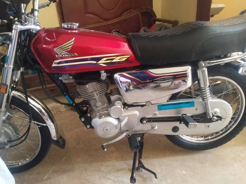 CG 125cc special edition 2024 model Karachi registered 9