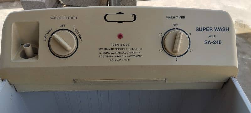 Super Asia washing machine 9