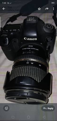 Canon 6-D Camera with Lense( 24-70mm) Flash Light for wale 03114772382