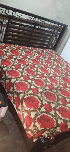 used iron king size bed