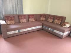 L shaped sofa