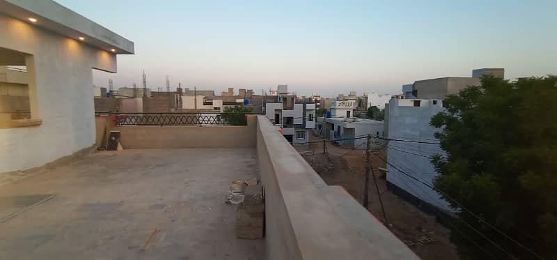 120 yards West Open Corner Bungalow For Sale Incholi Society Sector 24A Scheme 33 Karachi 11