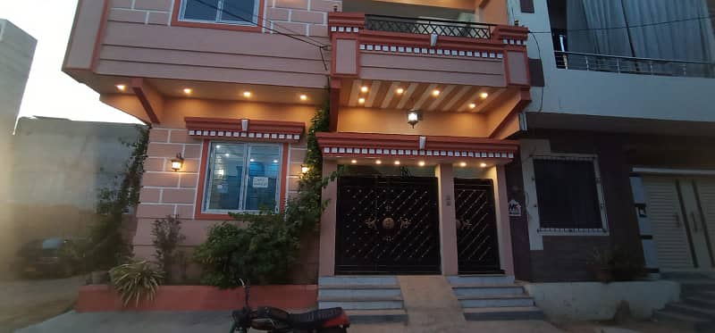 120 yards West Open Corner Bungalow For Sale Incholi Society Sector 24A Scheme 33 Karachi 13