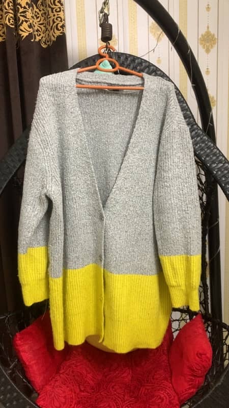 Primark’s long line cardigan XL (UK) 0