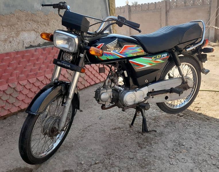 Honda CD 70 Hyderabad number 0