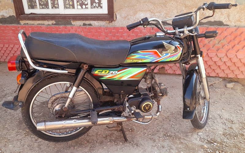 Honda CD 70 Hyderabad number 3