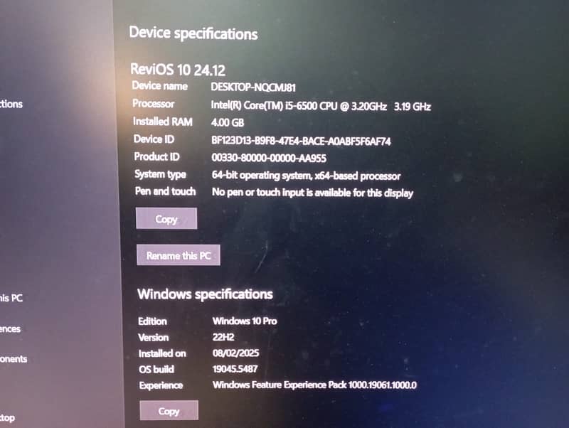 i5 6th gen Gaming PC (Selling cuz its not in use) 4