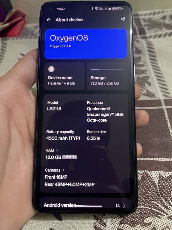 Oneplus 9 All ok Urgently Sell 6