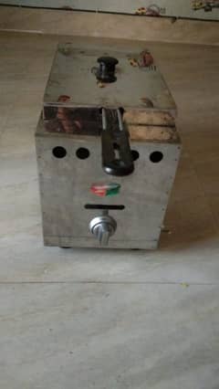 Deep fryer gas