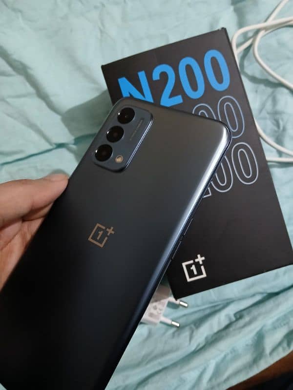 One Plus N200 5G 64GB And 4GB• PTA Aproved. . Box and Charger available 4