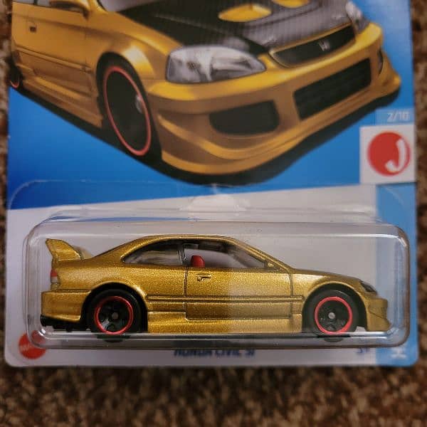 Honda Civic Si Gold Hotwheels (Rare) 4