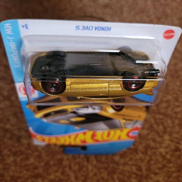 Honda Civic Si Gold Hotwheels (Rare) 6