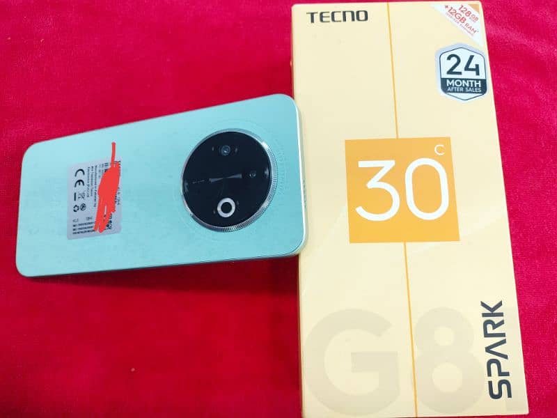 Tecno spark 30 C 6/128) 18 watt fast charger side fingerprint 0