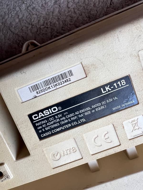 Casio Keyboard LK-118 3