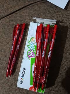 Branded red pens for sale