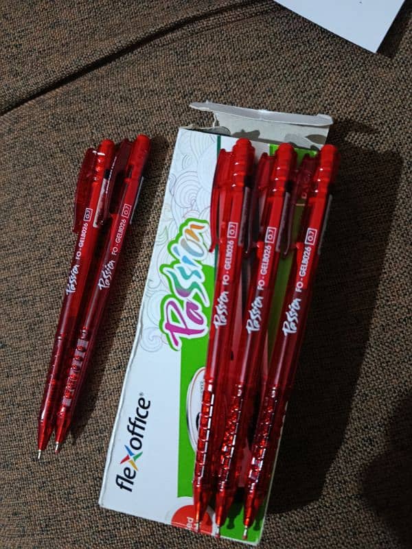 Branded red pens for sale 0