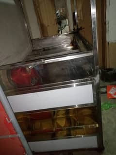 used stainless steel food cart