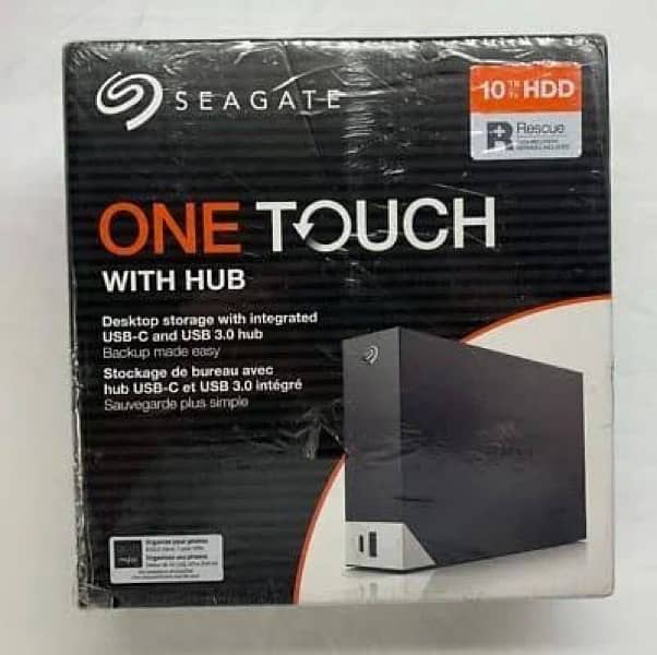 Seagate One Touch with Hub - 10TB HDD 0