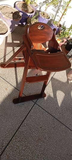 Wooden High Chair