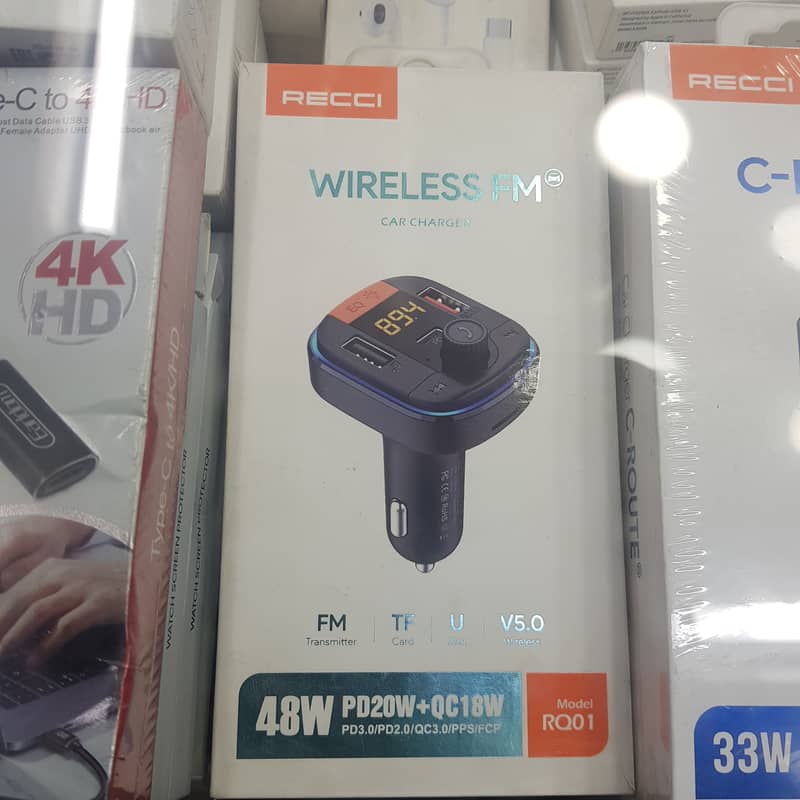 Car FM modulator and bluetooth transmission charger 0