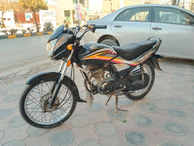 Honda 125Dream Register Khanewal Golden no 5555 8