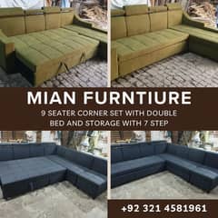 9 seater sofa / corner sofa/ l shape sofa /sofa set for sale in lahore