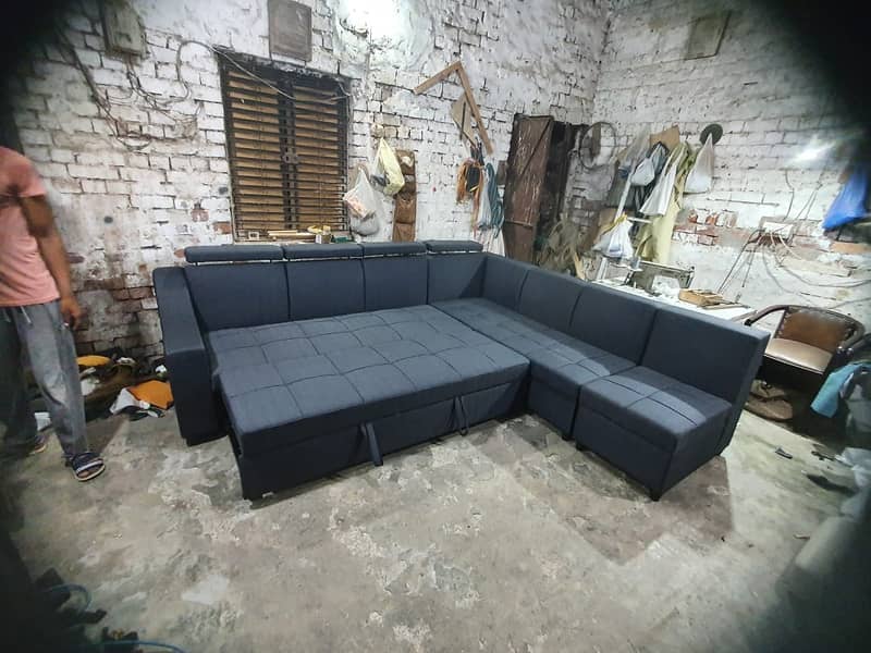 9 seater sofa / corner sofa/ l shape sofa /sofa set for sale in lahore 3