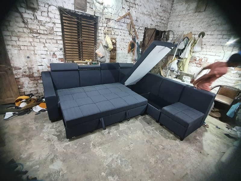 9 seater sofa / corner sofa/ l shape sofa /sofa set for sale in lahore 4