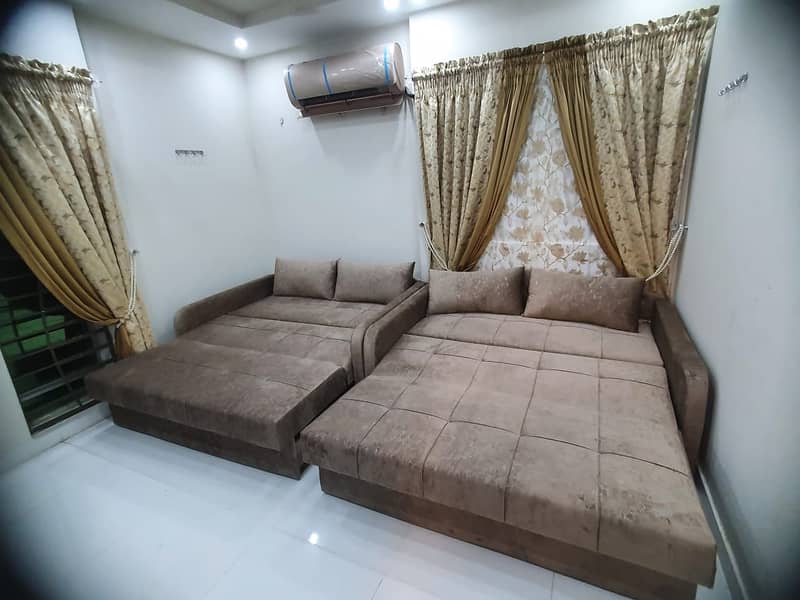 sofa cum bed / 3 seater sofa cum bed / mattres sofa cum bed 2