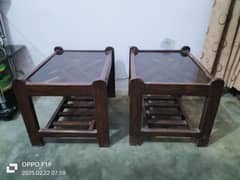 table with 2 side table