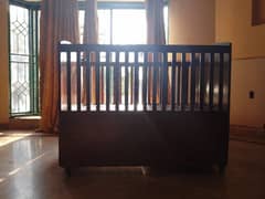 baby cot wooden