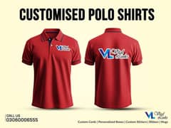 Polo / t-shirt / Customised Shirts / printing /shirts