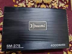 Sound Max Amplifier 4000 Watts 4 channel amplifier