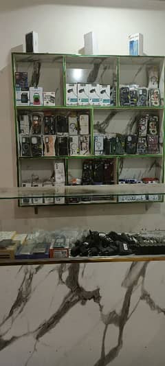 Mobile Shop Counter And Accessories