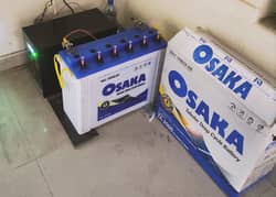 New UPS  with new Osaka 200ah Tabular Battery