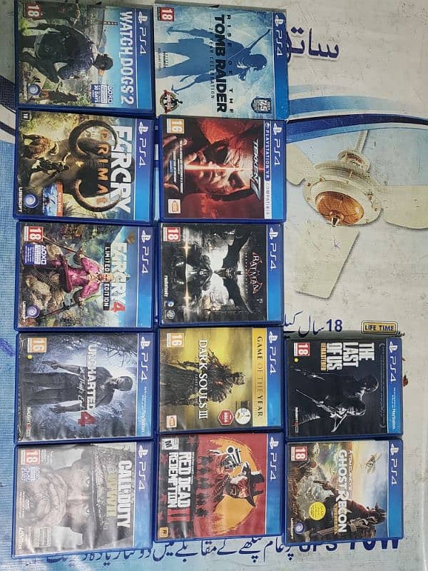 PS4 slim with free 10 games 2