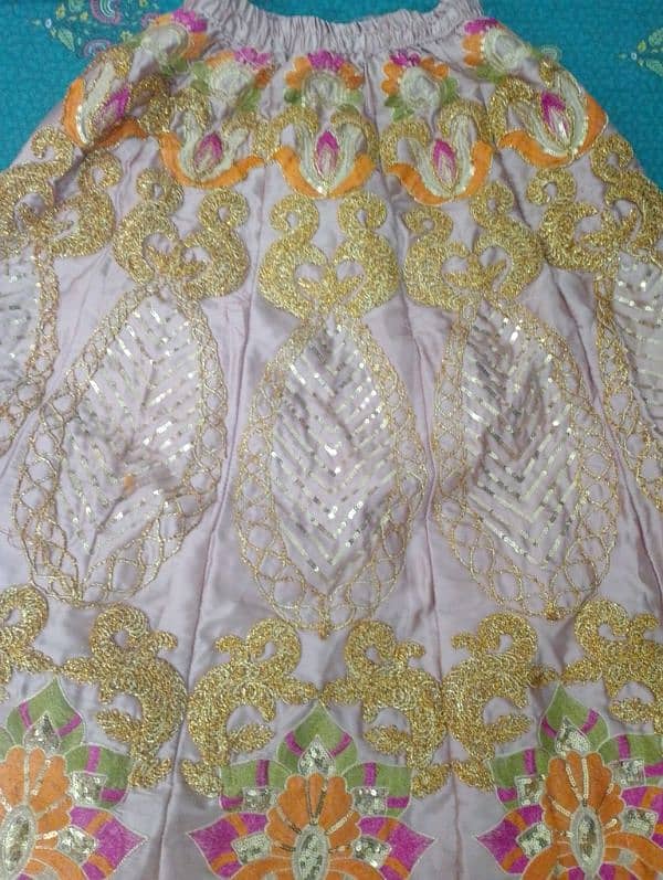 Embroidered lehenga 4