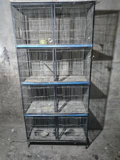 Heavy-Duty 8-Compartment Bird Cage for Sale