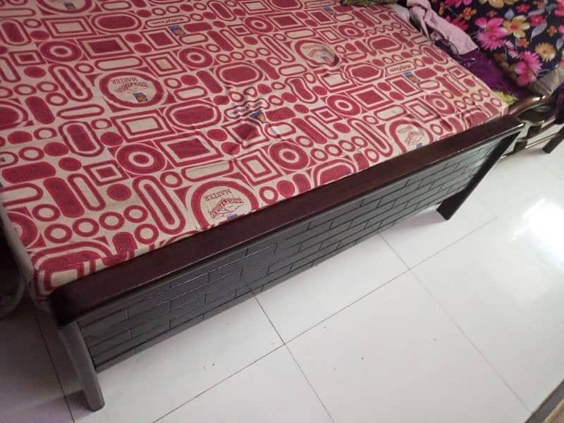 bed with mattress 1