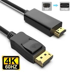 DisplayPort to HDMI Cable 4K