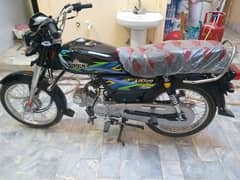 unique 70cc 2025 model black color