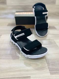 Men's black sandals