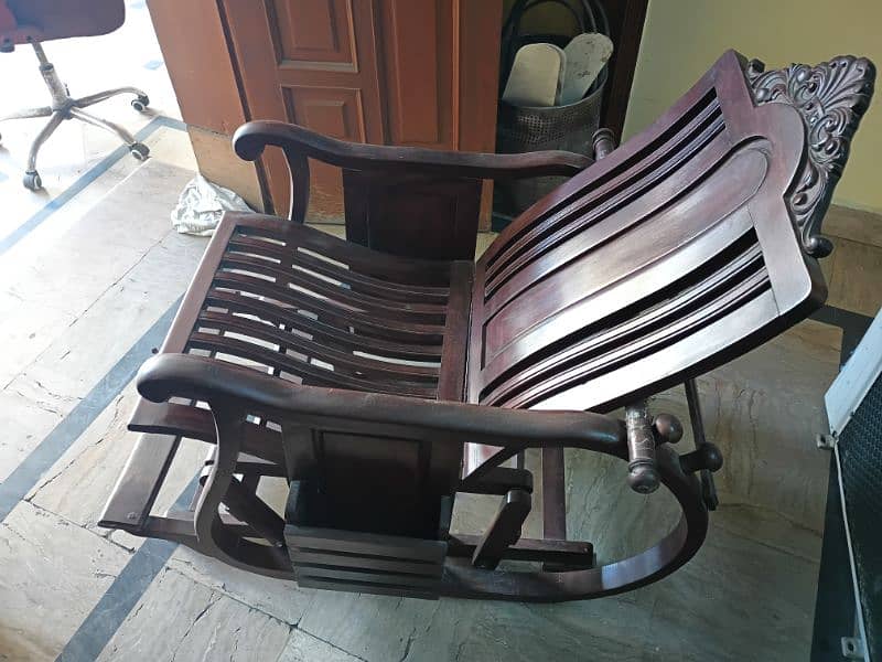 wooden rocking chair 1