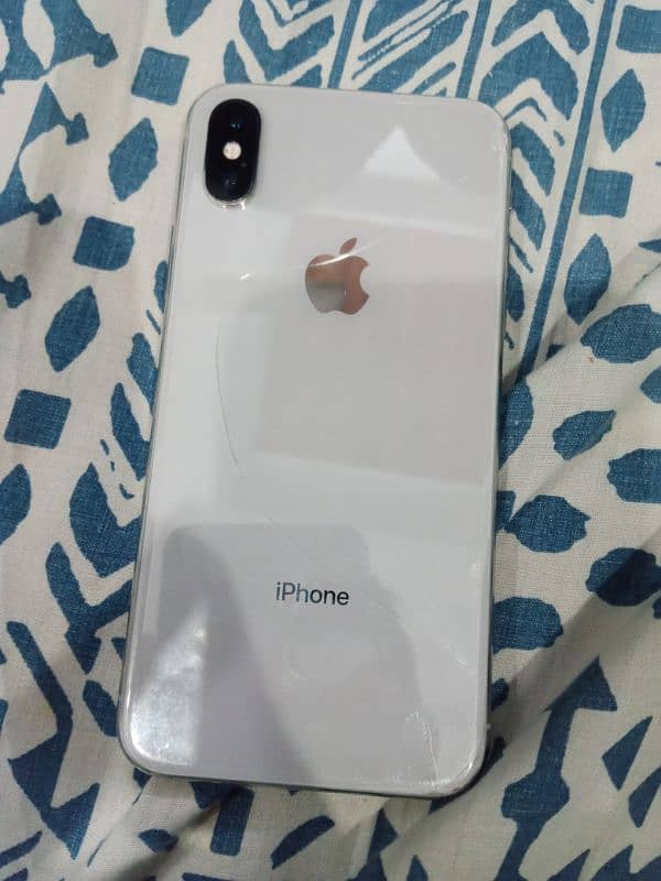 Iphone X 64gb only back break 1