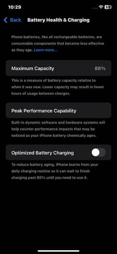 I PHONE 11 red color 128 gb battery—:88%