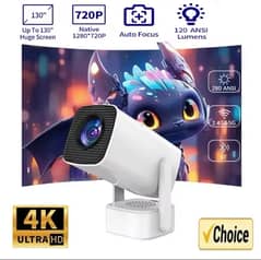 P30 Pro-White Smart Android 4K Portable Projector