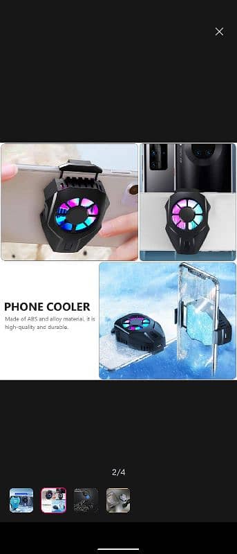 MEMO L01 Mobile Radiator Phone Cooling Fan 1