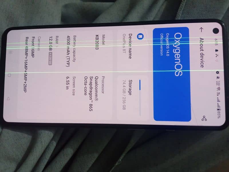 one pluS 8T mobile urgent sale 2