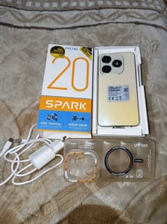 Tecno spark 20 16/256 with box charger