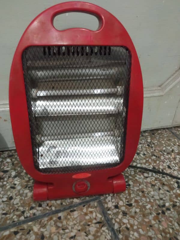 portable electric heater with two rods 1